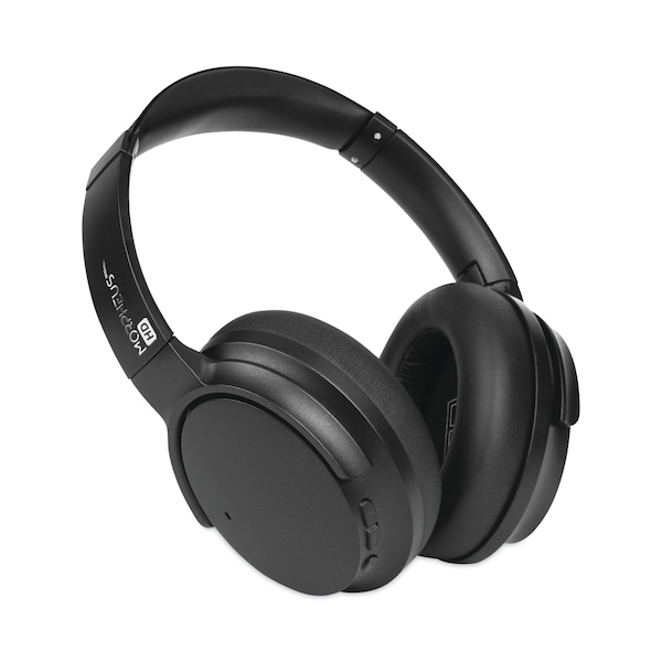 Morpheus 360 SYNERGY HD Wireless Noise Cancelling Headphones Bluetooth Headset with Microphone, 4 ft Cord, Black - HP9550HD