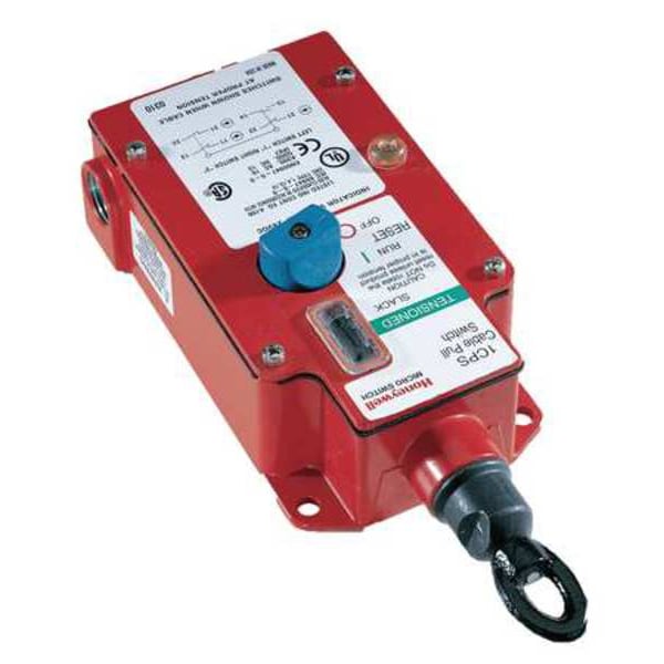 Interruptor de seguridad de tracción de cable de un solo cabezal Honeywell 1NO/1NC 1/2NPT 120VAC LED - 1CPSA1B