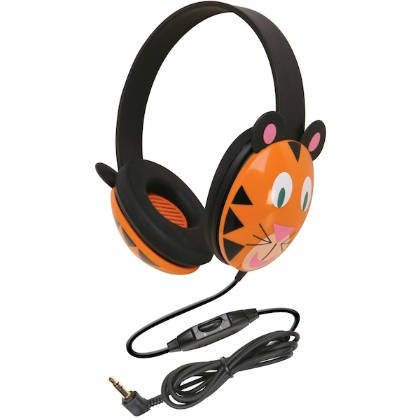 Ergoguys Califone Kids Stereo Headphone Tiger - 2810-TI