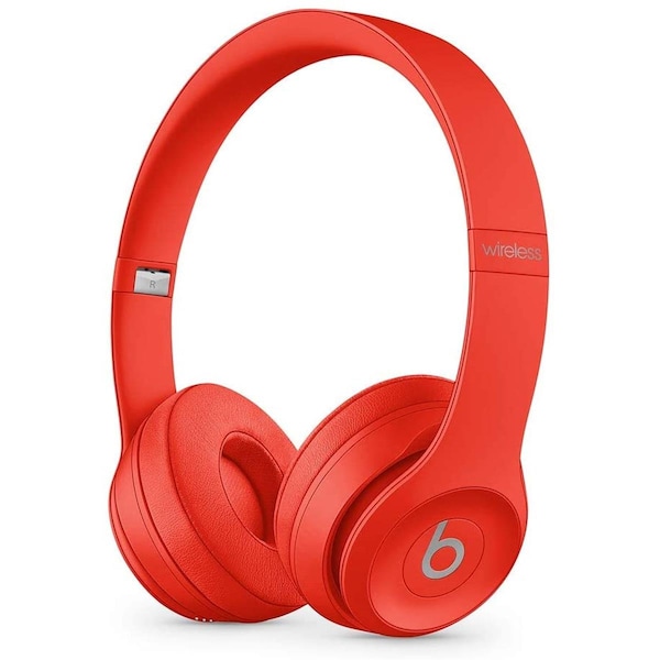 Beats MX472LL-A Solo3 Wireless Headphones, Citrus Red - MX472LL/A
