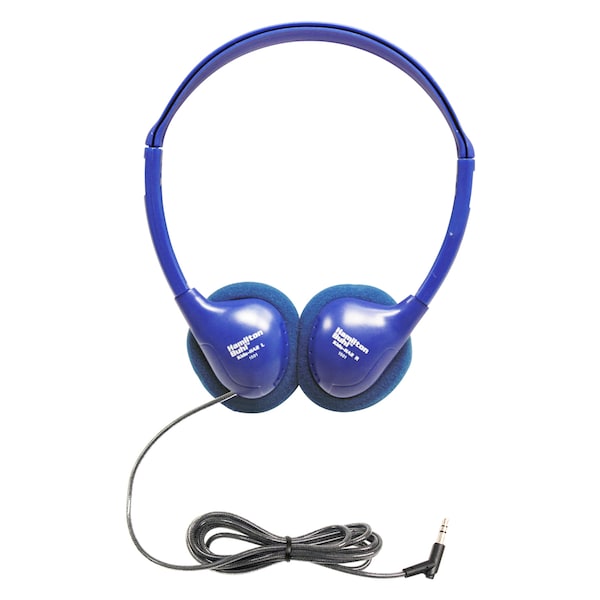 Hamiltonbuhl Kids On-Ear Blue Stereo Headphone, PK3 - KIDS-HA2