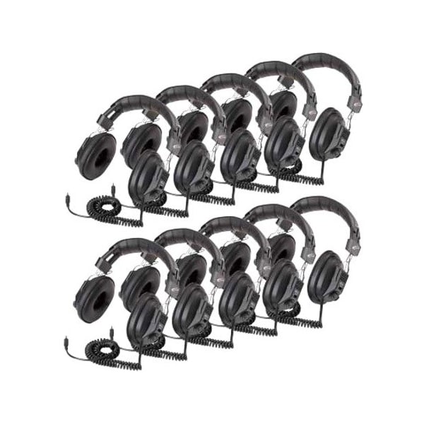 Ergoguys Califone 10 Pack Stereo Mono Headphones - 3068AV-10L