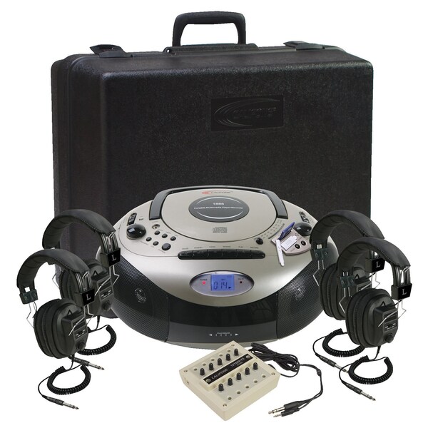 Califone LISTENING CENTER - SPIRIT SD - 4-PERSON - 1886PLC - 1886PLC