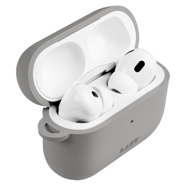 Laut HUEX Case for Apple AirPods Pro 2, Fog Gray - L_APP2_HX_FG