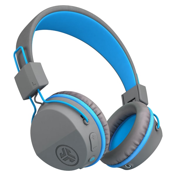 Jlab Jbuddies Studio Wireless On Ear Kids Headphones, Blue And Gray - HBSTUDIORGRYBLU4