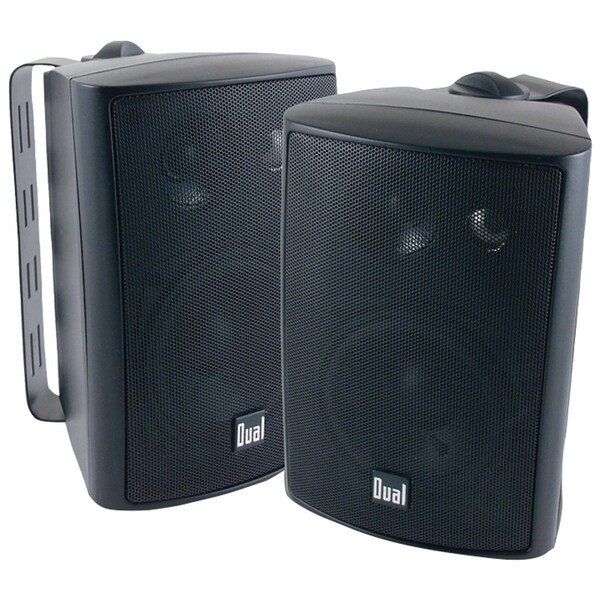 Dual Indoor/Outdoor Speakers 3-Way (4") (Black) - LU47PB