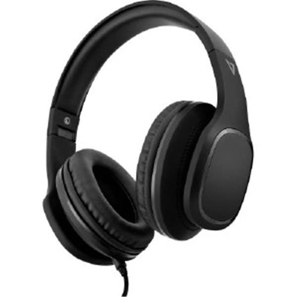 V7 3.5 in. 20kHz Over-Ear Headphones with Microphone, Black - HA701-3NP