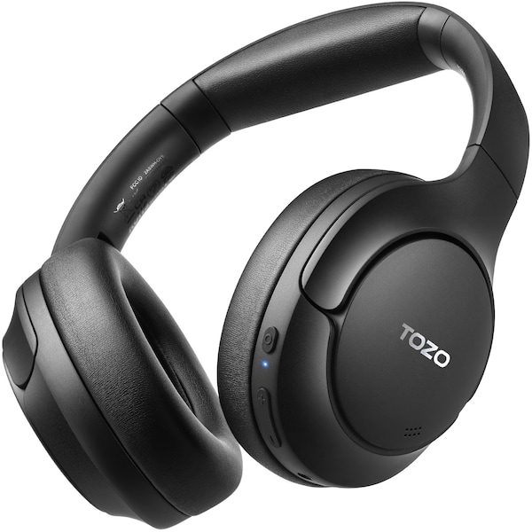 Tozo H10 Hybrid Active Noise Cancelling Wireless Headphones Black - TOZOH10BLK