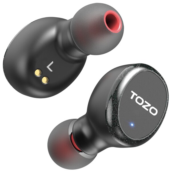 Tozo T10S TWS Bluetooth Headphones Black - TOZOT10SBLK