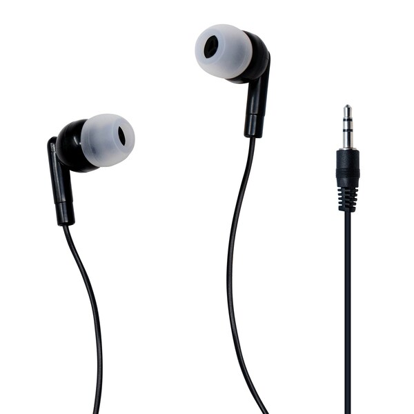 Digital Energy IE36 Earphones, Noise Canceling, Black - DEFT-1706
