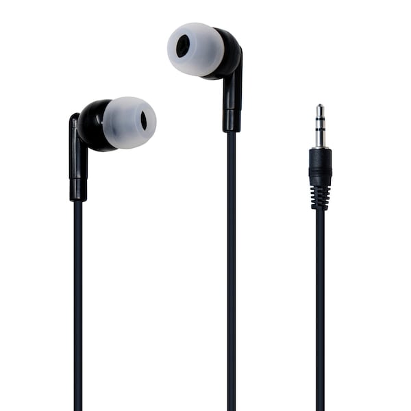 Digital Energy IE36 Earphones, Noise Canceling, Black - DEFT-1706
