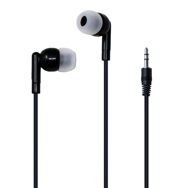 Digital Energy IE36 Earphones, Noise Canceling, Black - DEFT-1706