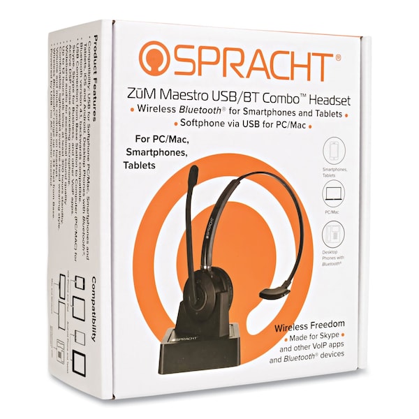 Spracht ZuM Maestro HS-2060, Monaural, Over the Head Headset - HS2060
