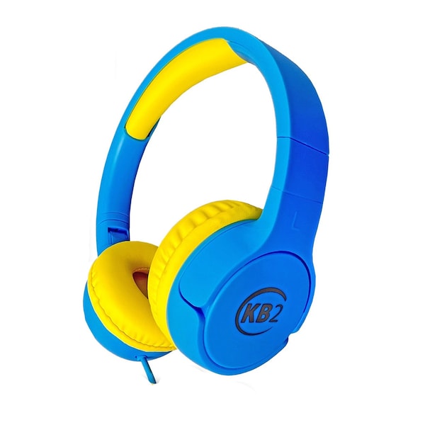 Contixo KB2 Premium Kids Headphones, Blue - KB2 BLUE