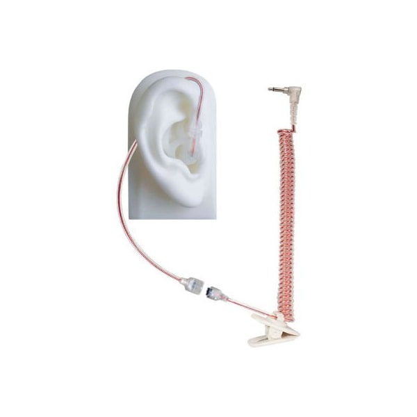 The Earphone Connection Earphone Connection Micro Sound Earpiece, 1A Tubeless, Listen Only, 3.5mm, Clear - EP-MS1A-C