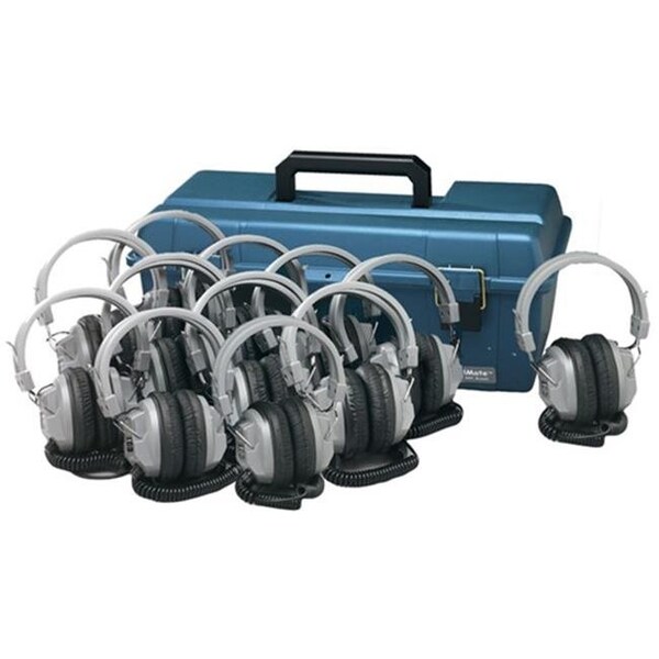 Hamiltonbuhl Hamilton Electronics LCP - 12 - SC7V Lab Pack- 12 SC7V Deluxe Headphones in a Carry Case - LCP/12/SC7V