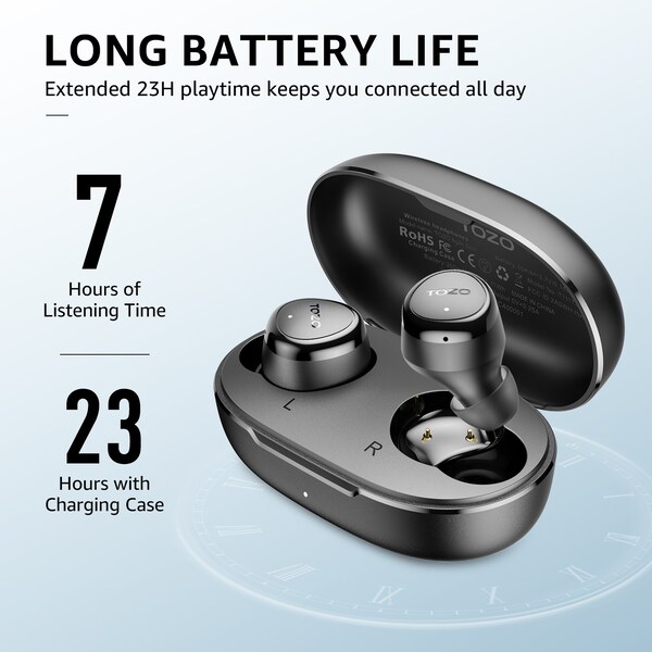 Tozo Agile Solo TWS Earbuds Black - TOZOAGSOLOBLK
