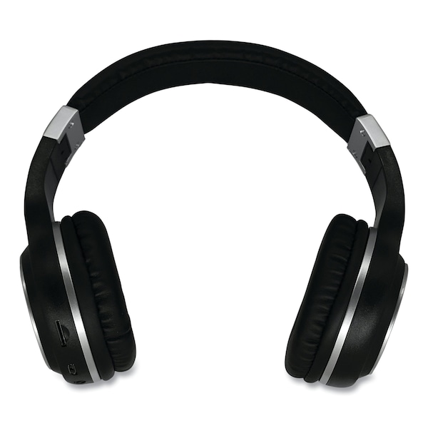Morpheus 360 SERENITY Stereo Wireless Headphones with Microphone, 3 ft Cord, Black/Silver - HP5500B