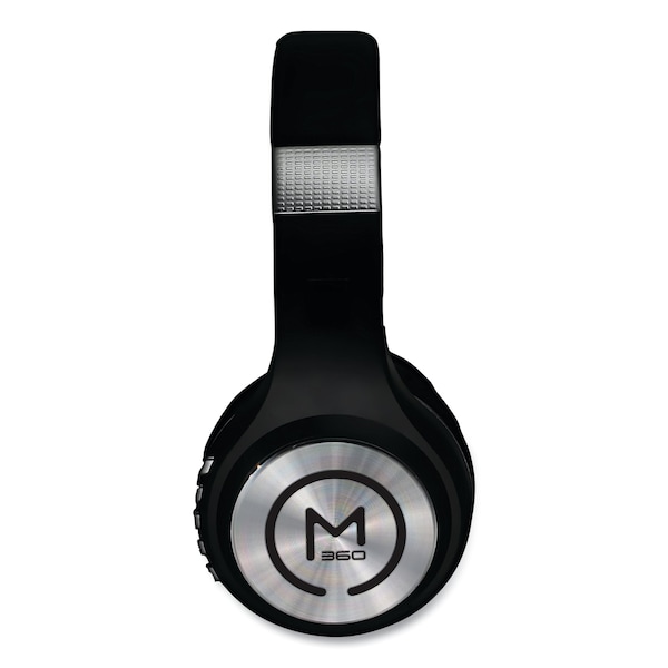 Morpheus 360 SERENITY Stereo Wireless Headphones with Microphone, 3 ft Cord, Black/Silver - HP5500B