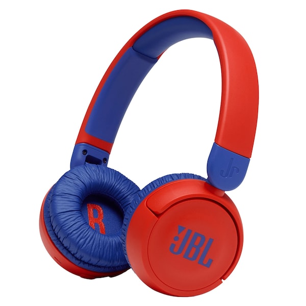 Jbl Jr 310bt Youth On Ear Bluetooth Headphones, Red And Blue - JBLJR310BTREDAM