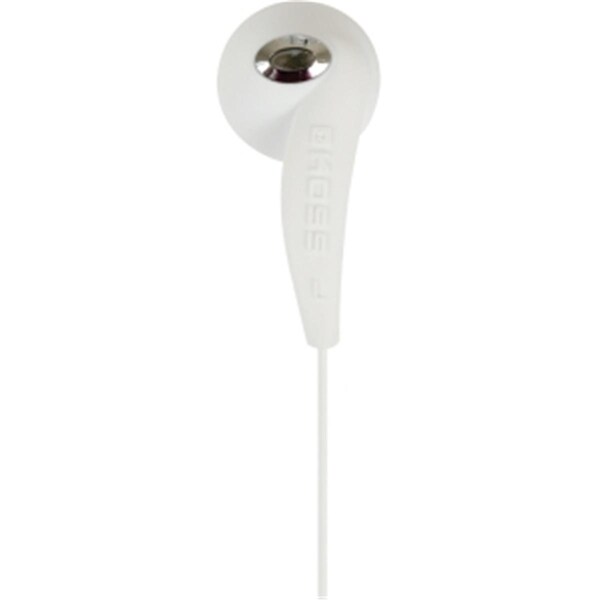 Koss TW9002 Lightweight On-Ear Bud White Soft Rubber Body - KE10W