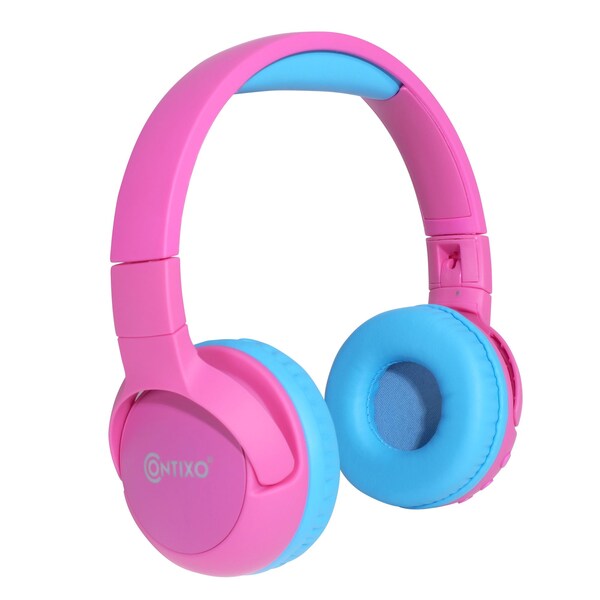 Contixo KB5 Kids Wireless Bluetooth Headphones, Pink - KB5 PINK