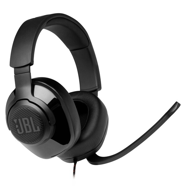 Jbl Quantum 200 Wired Over Ear Gaming Headset, Black - JBLQUANTUM200BLKAM
