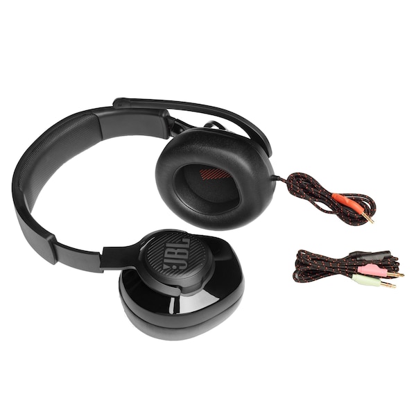 Jbl Quantum 200 Wired Over Ear Gaming Headset, Black - JBLQUANTUM200BLKAM