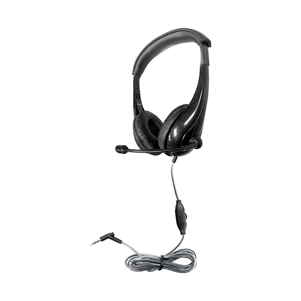 Ezgeneration Motiv8 TRRS Classroom Headset with Gooseneck Mic & in-Line Volume Control - EZ2586291