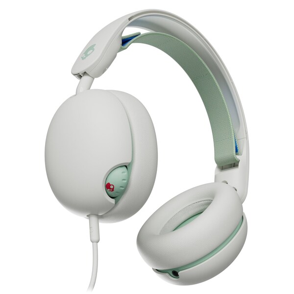 Skullcandy Grom Kids Over Ear Wired Headphones, Bone Seafoam - S6KAY-R952