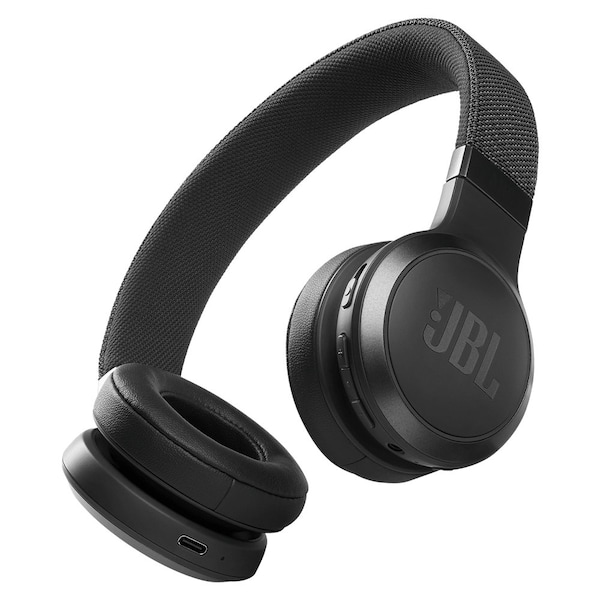 Jbl Live 460NC Bluetooth On Ear Headphones, Black - JBLLIVE460NCBLKAM
