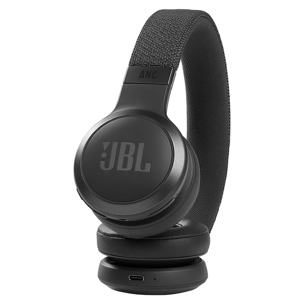 Jbl Live 460NC Bluetooth On Ear Headphones, Black - JBLLIVE460NCBLKAM