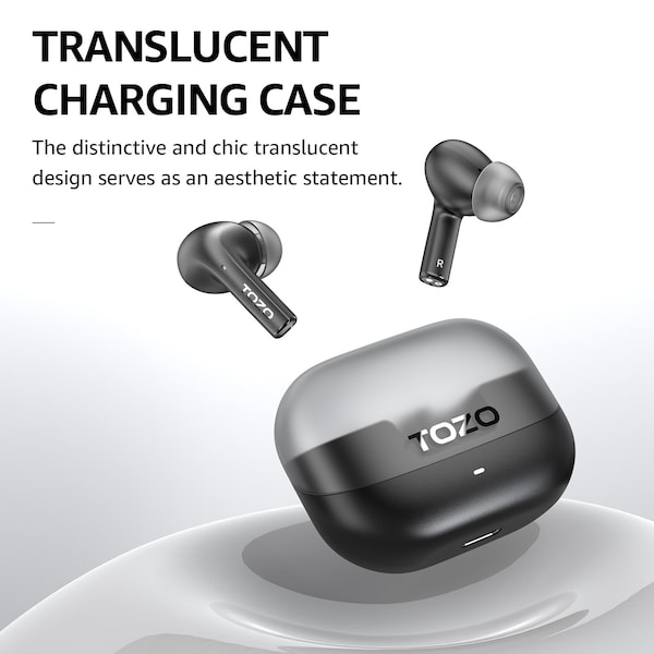 Tozo Agile Nova TWS Earbuds Black - TOZOAGNOVABLK