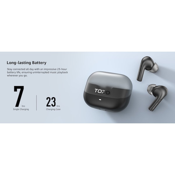 Tozo Agile Nova TWS Earbuds Black - TOZOAGNOVABLK