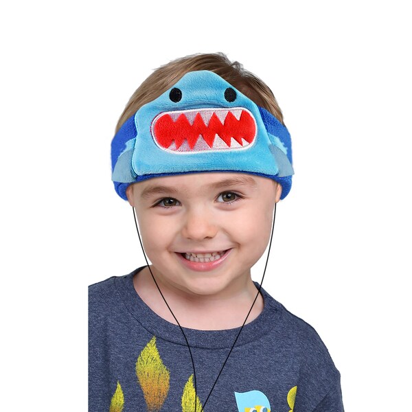 Contixo Adjustable Fleece Headband Headphones, Shark - H1-SHARK