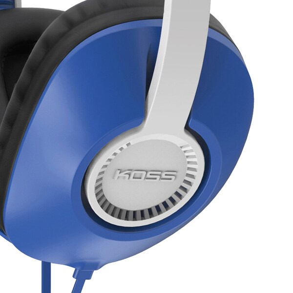 Koss Over-Ear Headphones with Microphone and In-Line Remote, UR23i, Blue - 195190.101
