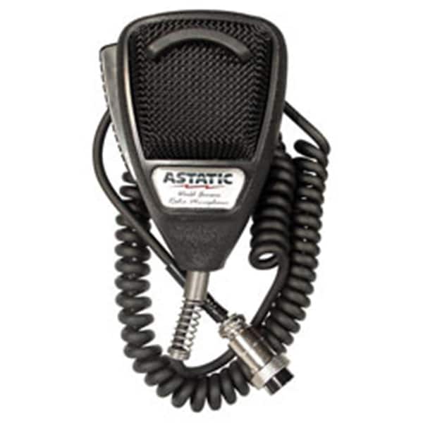 Astatic 636L Noise Canceling 4-Pin CB Microphone Black Bulk - AS85202