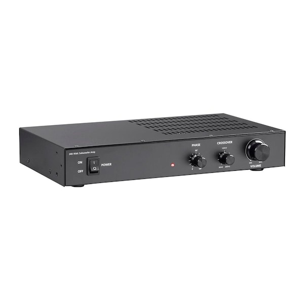 Monoprice SWA-200 200-watt Subwoofer Amp with Crossover and Phase Control - 31030
