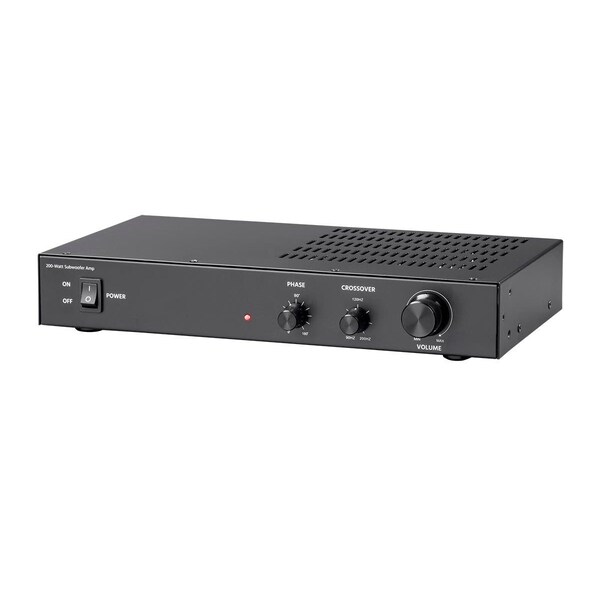 Monoprice SWA-200 200-watt Subwoofer Amp with Crossover and Phase Control - 31030