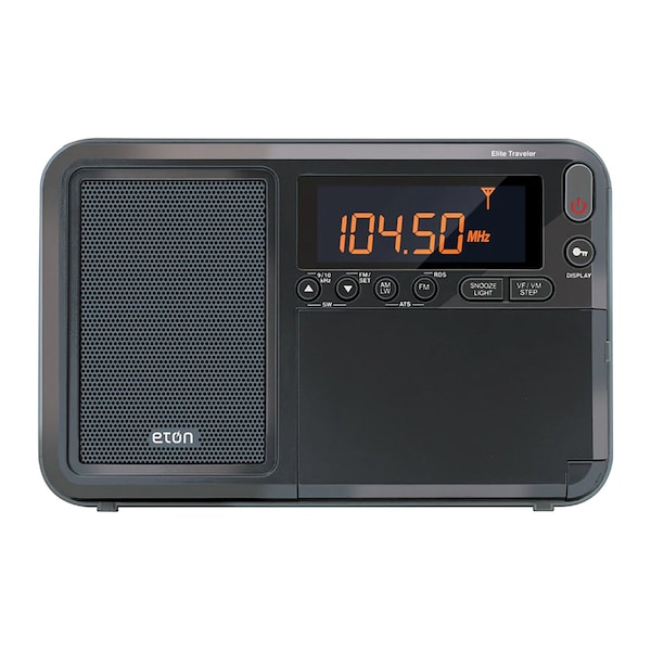 Eton Elite Traveler Portable AM/FM/LW/SW Radio with Leather Case - NELITETRAVELLER