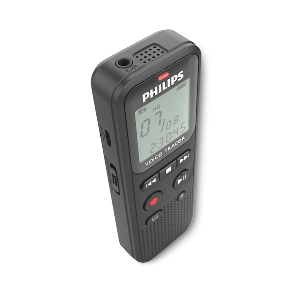 Philips Voice Tracer DVT1160 Audio Recorder, 8 GB, Gray - DVT1160