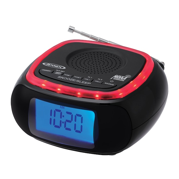 Jensen AM/FM Weather Band Clock Radio - JEP-725
