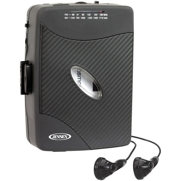 Jensen Jensen SCR-75 Stereo Cassette Player with AM & FM Radio; Black - SCR-75