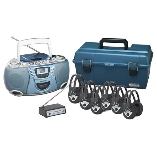Hamiltonbuhl Hamilton Electronics LCP-CD385-906 Val-U-Pack Wireless CD Listening Center  6 station - LCP/CD385/906