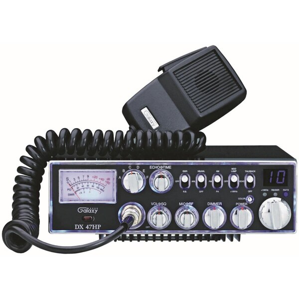 Galaxy 100W 10m Radio with 7 Color Display - DX47HP