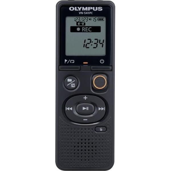Olympus Olympus V405281BU000 VN-541PC Digital Voice Recorder; Black - V405281BU000