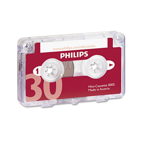 Philips Philips Speech Mini Dictation Cassette - 10 x 30 Minute - LFH000560
