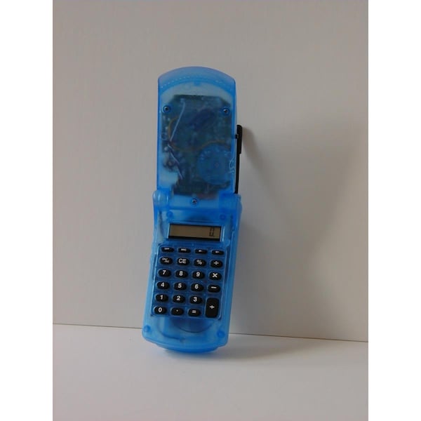 Switch On Flip Phone Style AM & FM Radio With Calculator - Blue - SW2653503