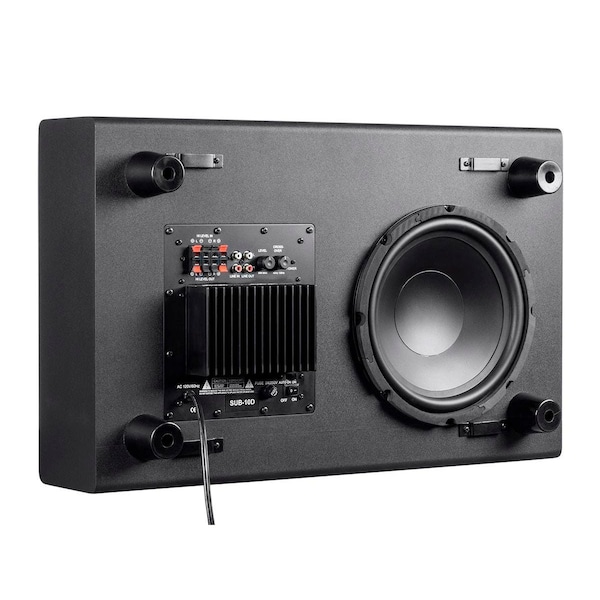 Monoprice SSW-10 10, 150 Watt Powered Slim Subwoofer - 33830