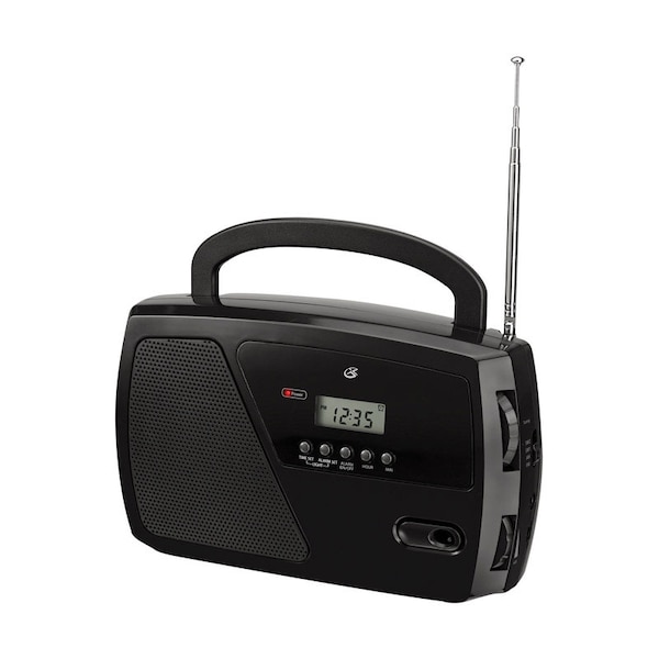 Gpx GPX Black AM/FM Clock Radio Digital Plug-In - R633B